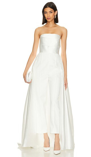 Astra Jumpsuit in Cream | Revolve Clothing (Global)