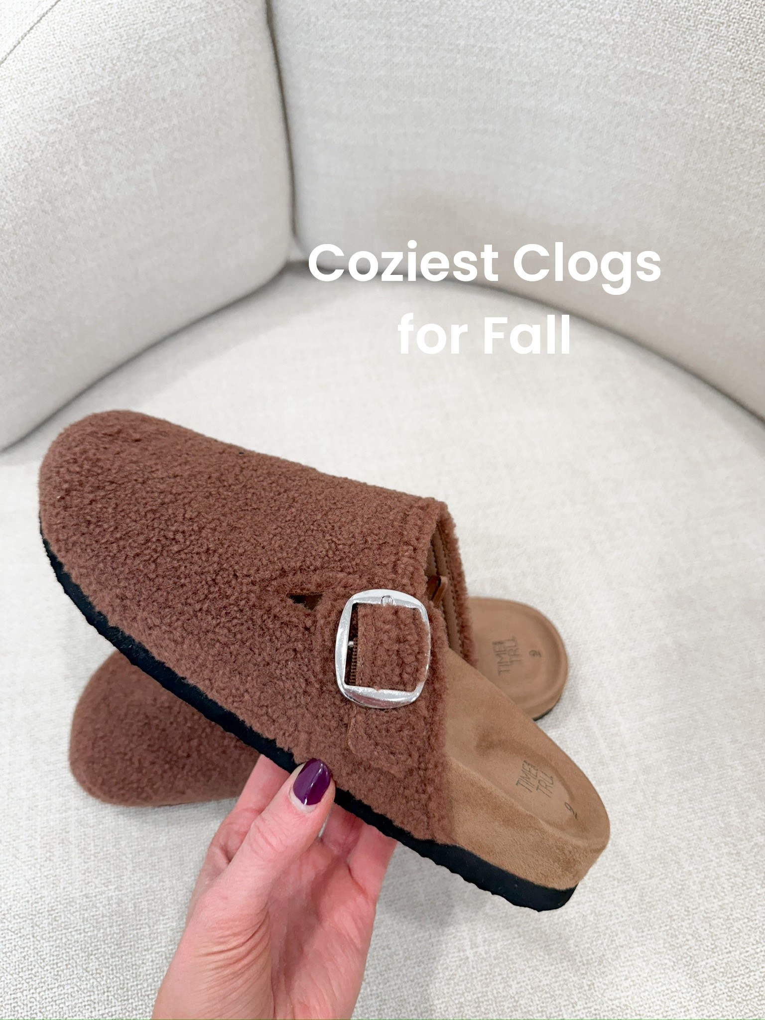 These teddy clogs are the comfiest find for fall 🤎 Cozy, warm, and under $25 — they’re perfect for lounging at home or running errands in style. I love the soft shearling texture and easy slip-on design!

#LTKFindsUnder50 #LTKShoeCrush #LTKSeasonal