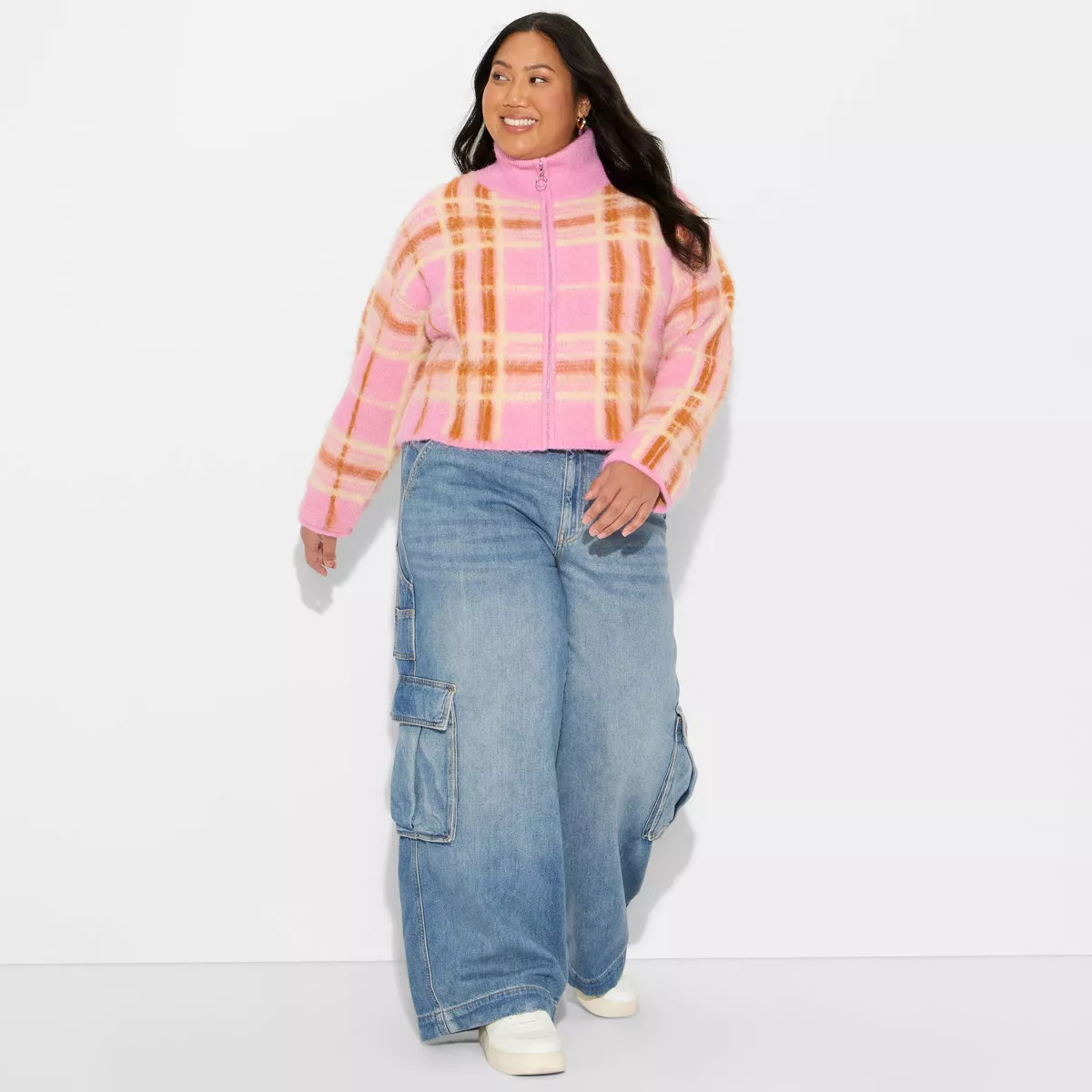 Women's Full Zip Mock Turtleneck Cardigan - Wild Fable™ | Target