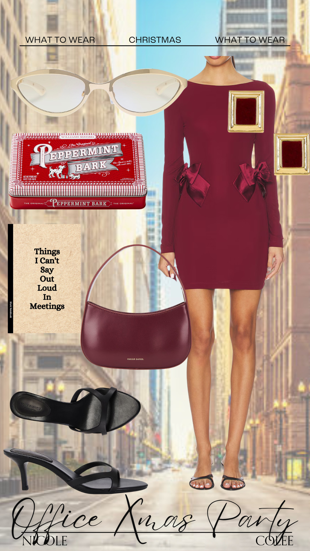 What to Wear: Office Christmas Party.  So many fun, festive, casual outfits! 

Nicole Colee, casual, christmas office outfit, festive office party, miu miu, williams sonoma

 

 

#LTKGiftGuide #LTKHoliday #LTKWorkwear