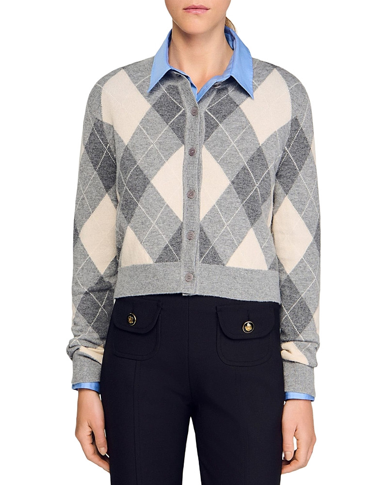 Sandro Pattern Cardigan Sweater | Bloomingdale's (US)