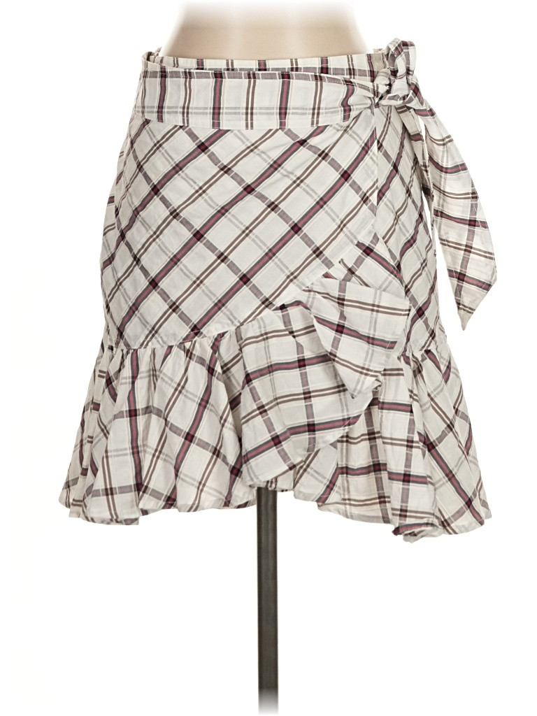 Veronica Beard Plaid Ivory Casual Skirt Size 2 - 78% off | ThredUp (US)