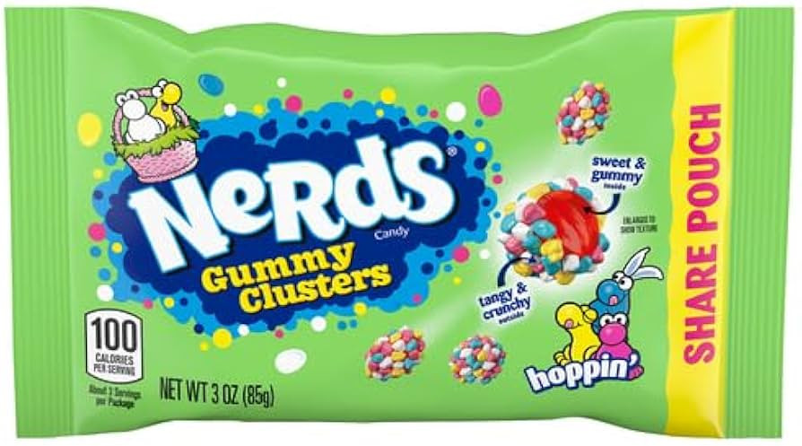 Nerds Gummy Clusters Sharepack, 3oz - Easter Egg & Gift Basket Fillers | Amazon (US)