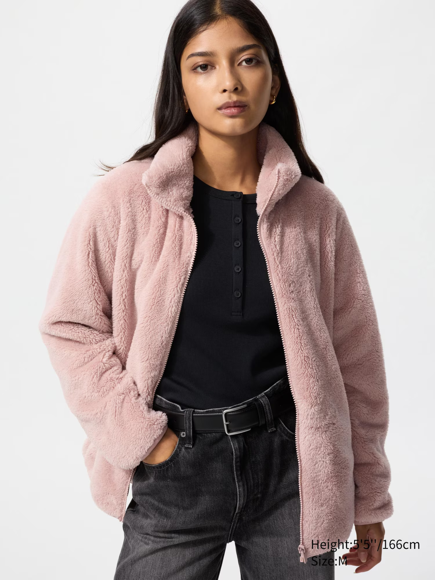 Fluffy Yarn Fleece Full-Zip Jacket | UNIQLO (UK)