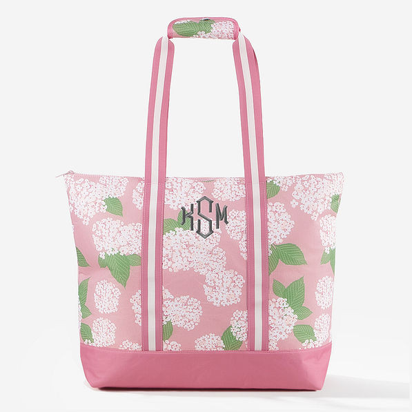Monogrammed Large Zip Top Tote | Marleylilly
