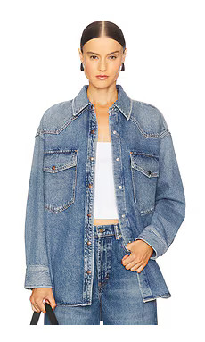 AGOLDE Lotta Shirt in Grade from Revolve.com | Revolve Clothing (Global)