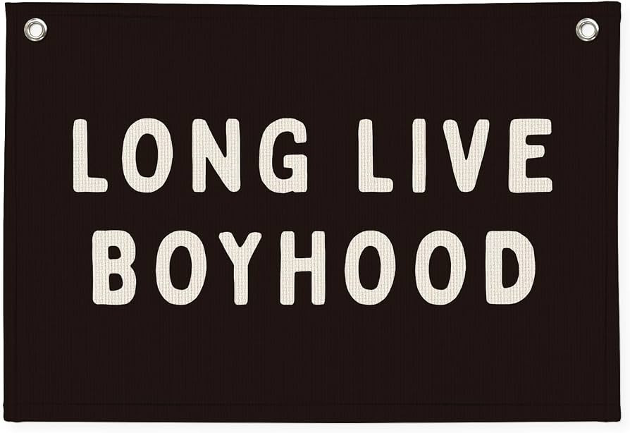 Long Live Boyhood Banner,Boy Nursery Decor | Amazon (US)