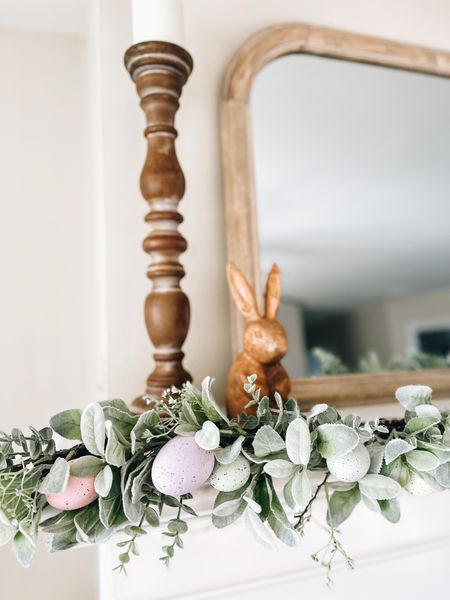 Easter. Easter decor. Easter home decor. Spring decor. Easter bunny. Easter garland. Home decorating. Easter decorations. Easter decorating. Easter styling  

#LTKSeasonal #LTKhome #LTKFind