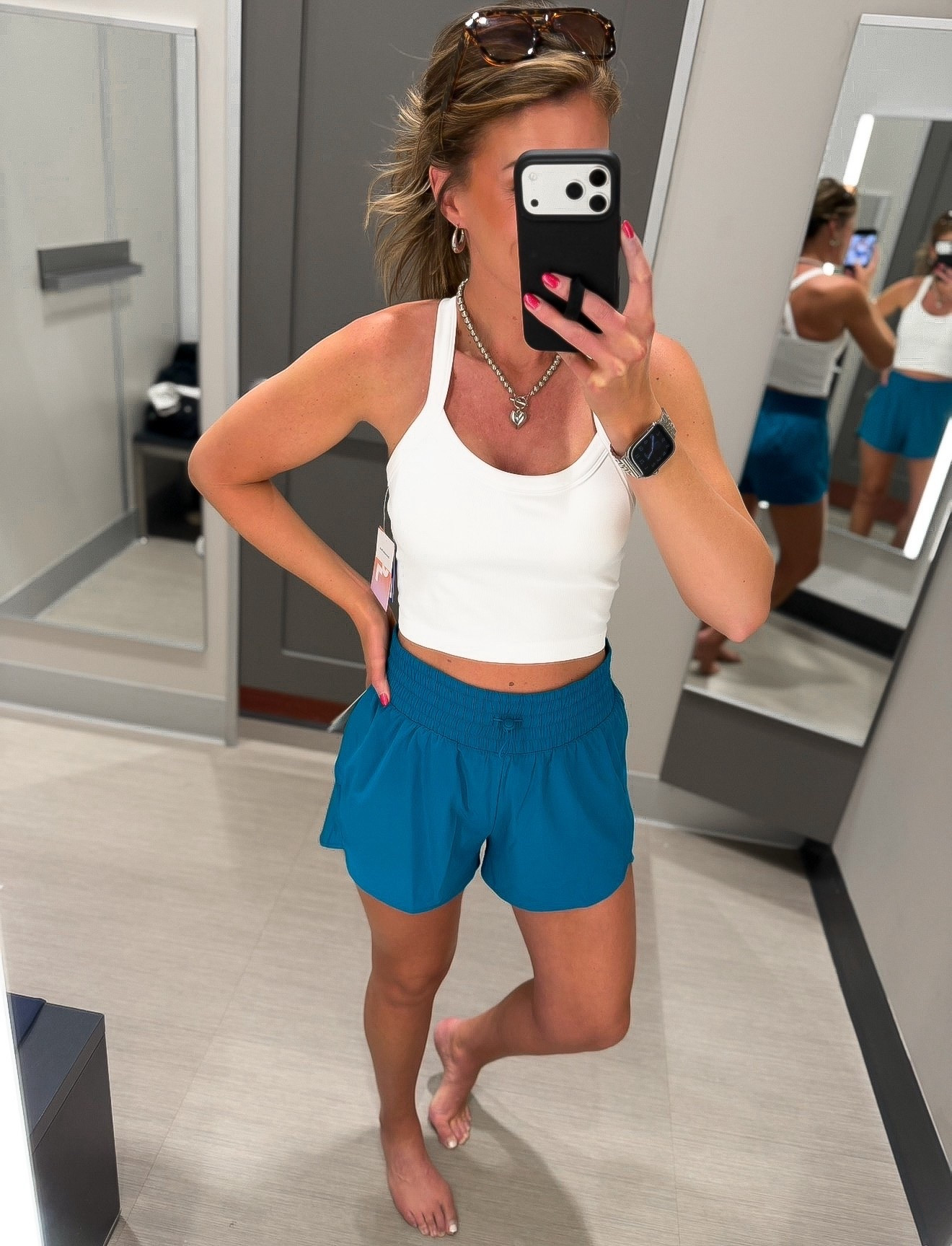 My FAVORITE athletic shorts are part of the Target sale. Currently 30% off!! 
Great length, built in briefs, high waisted. 
Wearing medium, tts

#LTKActive #LTKOver40 #LTKSeasonal