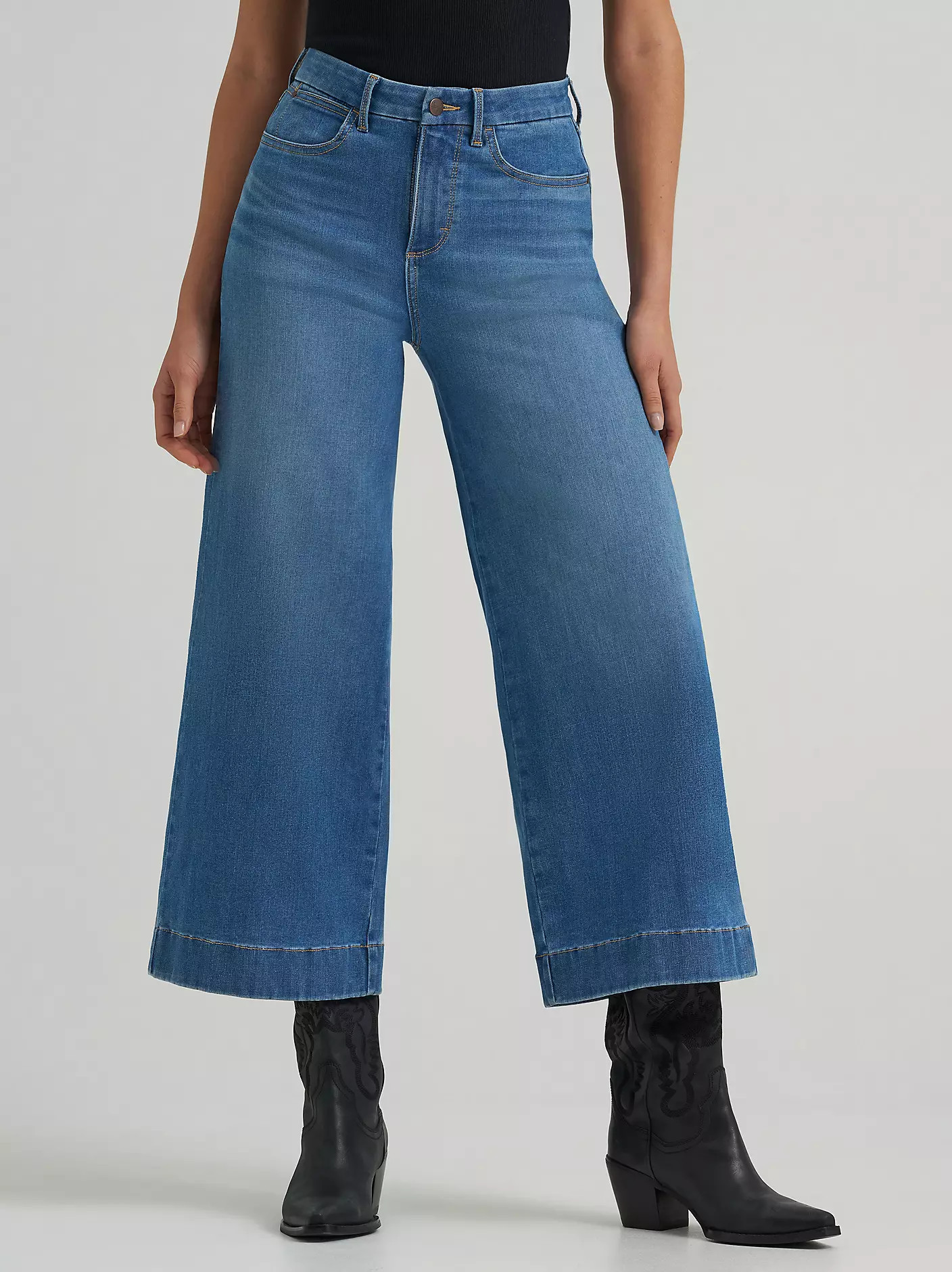 Women's Wrangler BESPOKE Wide Leg Crop Jean | Wrangler