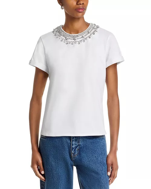 Necklace Shrunken Tee | Bloomingdale's (US)