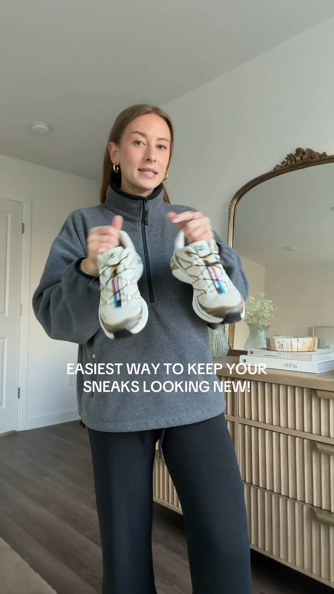 11/11/25 My go-to sneaker cleaning routine 👟🧼✨ I’m sharing how I keep my Salomon sneakers looking brand new no matter how often I wear them. Linking my cozy Aritzia fleece and lounge pants I wore while cleaning — because cleaning days deserve comfy outfits too 🤍


#LTKShoeCrush #LTKStyleTip #LTKootd