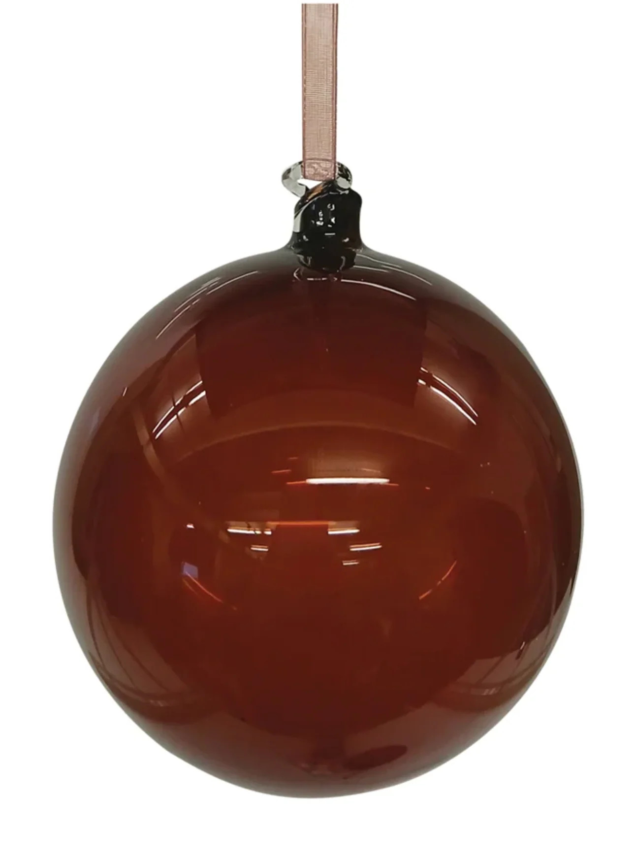 Mocha Glass Ornament | Gatehouse No.1