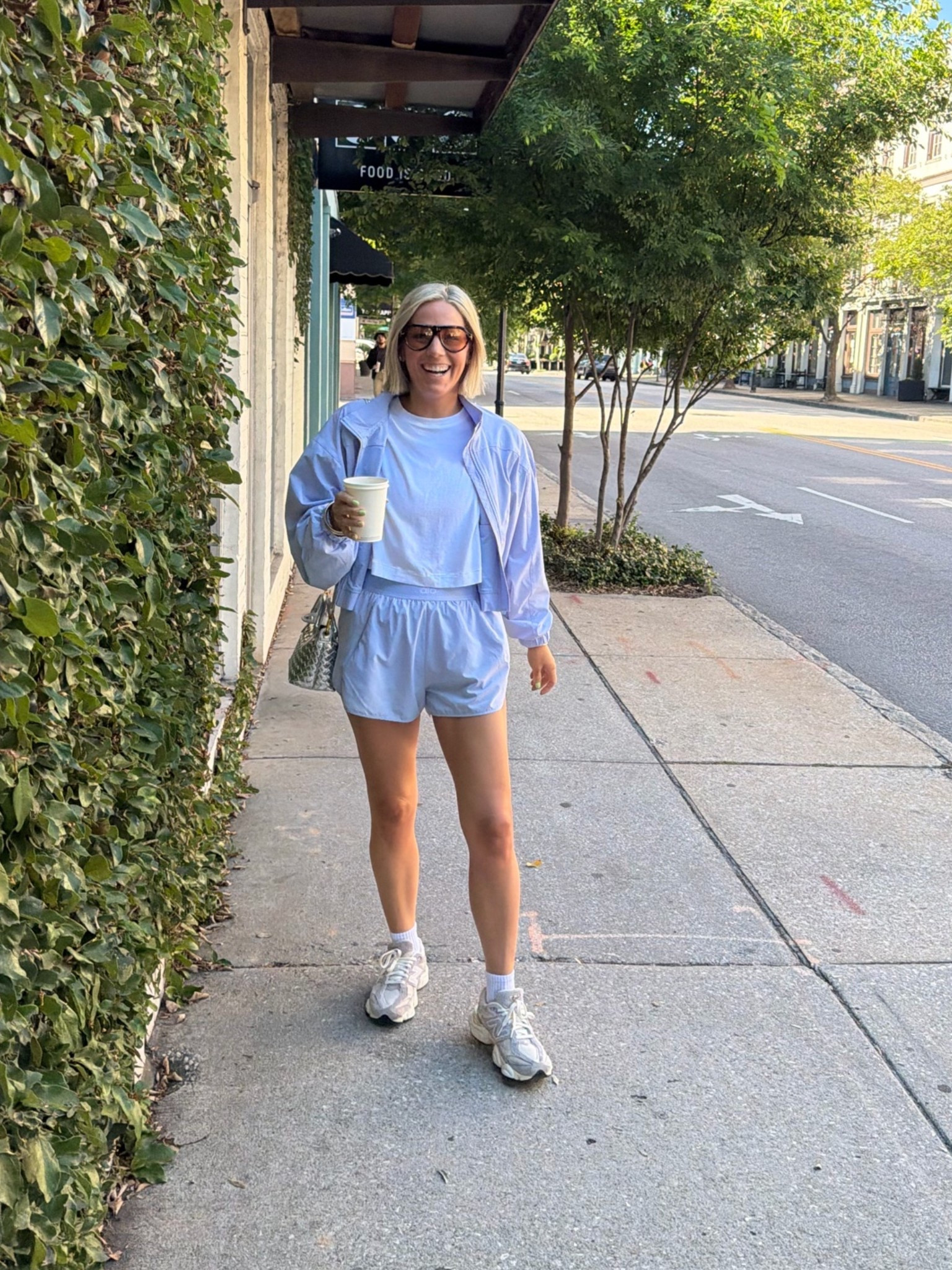 Alo set- medium jacket and small shorts
Top is Spanx size small
Shoes run TTS

#LTKActive #LTKfoodie #LTKmomlife