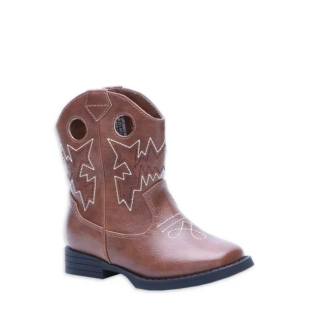 Wonder Nation Toddler Boy or Girl Western Cowboy Boot, Sizes 7-12 - Walmart.com | Walmart (US)