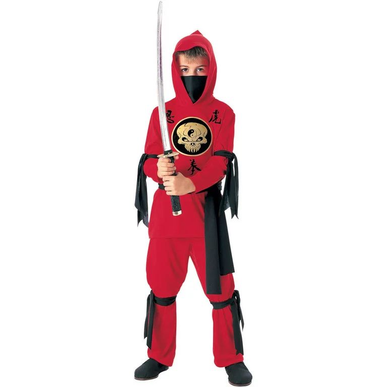 Boys Red Ninja Child Costume - Walmart.com | Walmart (US)