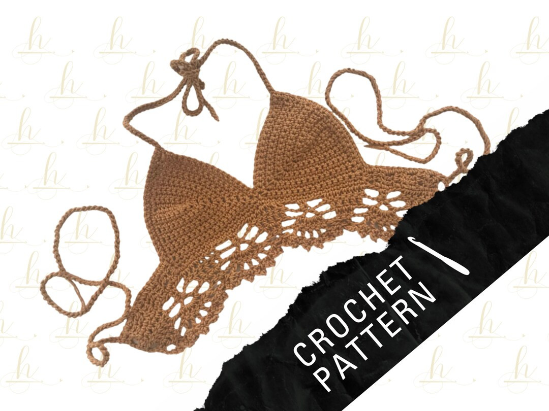 PDF | TRIVENY Bikini Top | Crochet PATTERN by Heatherm | Diy | Tutorial | Crochet Swimwear | Boho... | Etsy (US)