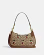 Disney X Coach Teri Shoulder Bag In Signature Jacquard With Mickey Mouse Print | Coach Outlet US