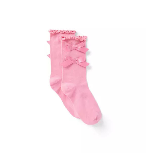 Ruffle Cuff Bow Sock | Janie and Jack