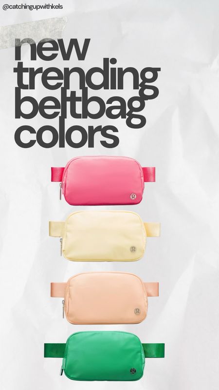 New trending Lulu lemon beltbag colors 🫧

#LTKItBag #LTKSummerSales #LTKSeasonal
