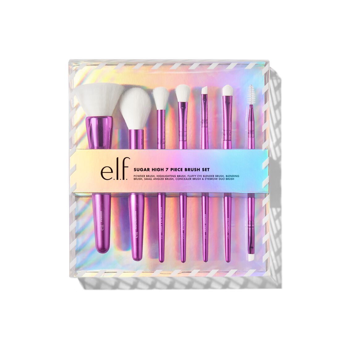 Sugar High 7 Piece Brush Set | e.l.f. cosmetics (US)