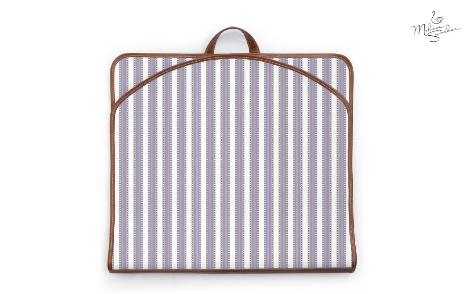 Gatwick Garment Bag - Monogram Stripe | Barrington Gifts