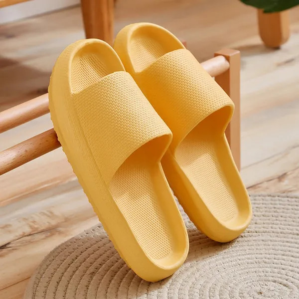 Home Slippers Anti-slip Flip Flops Woman Sandals Women Fashion Soft Sole EVA Indoor Slide Thick P... | Wish
