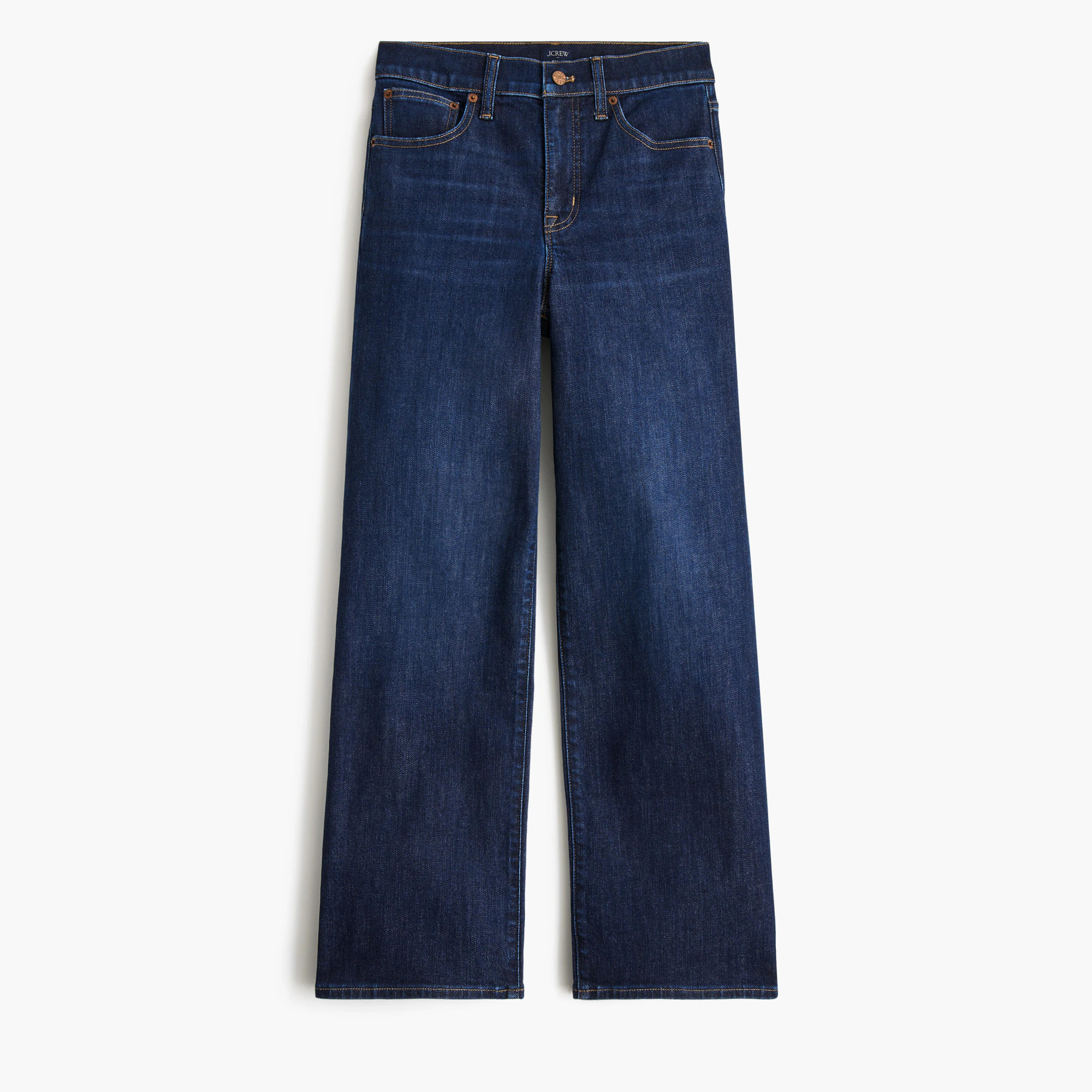 Petite wide-leg cropped jean in all-day stretch | J.Crew Factory