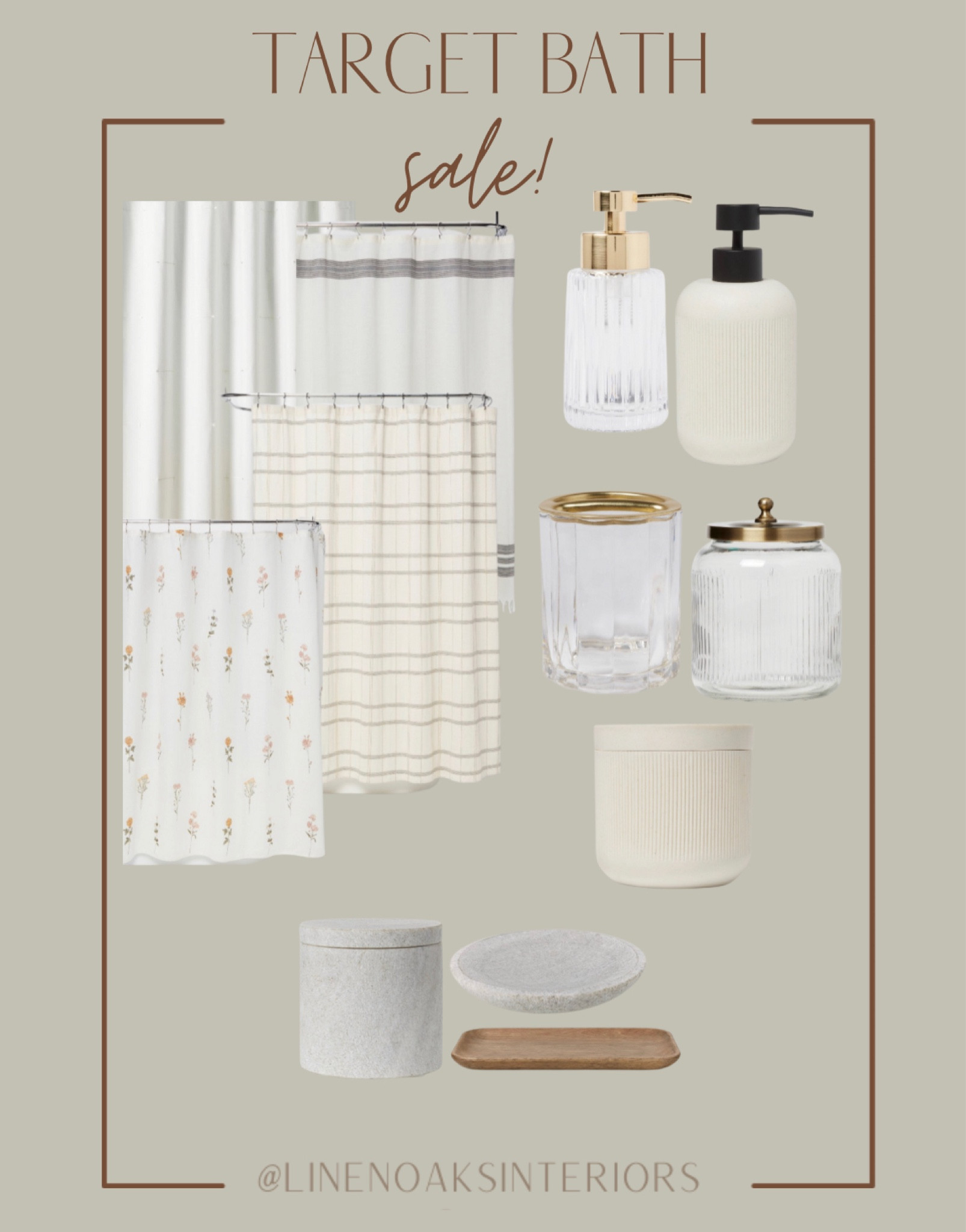 Target bath sale!
Bath 
Soap pump
Soap dispenser 
Shower curtains
Curtain 
Soap dish 
Bathroom
Bath decor 

#LTKSeasonal #LTKHoliday #LTKhome