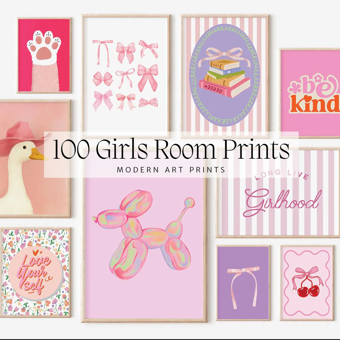100 Girls Room Prints: 70s Retro Gallery Wall Art (Digital Download) | Etsy (Global)