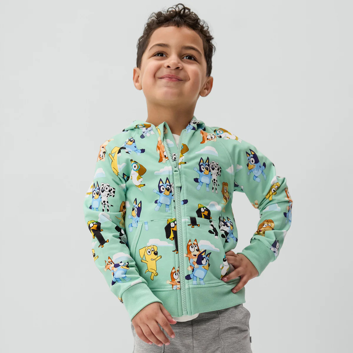 Bluey Sky's The Limit Zip Hoodie | Little Sleepies