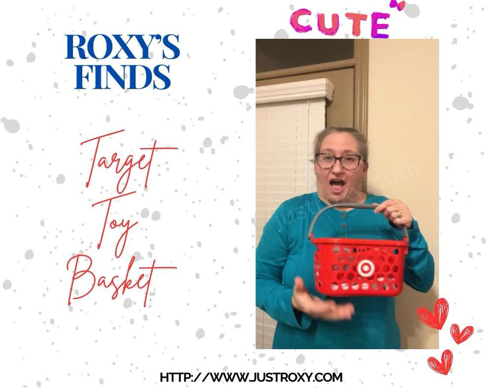 This basket is SOOOOOOO CUTE!  
Would make a great gift basket for a Target lover ❤️
Get one before they sell out! 

 #LTKWatchNow #LTKKids