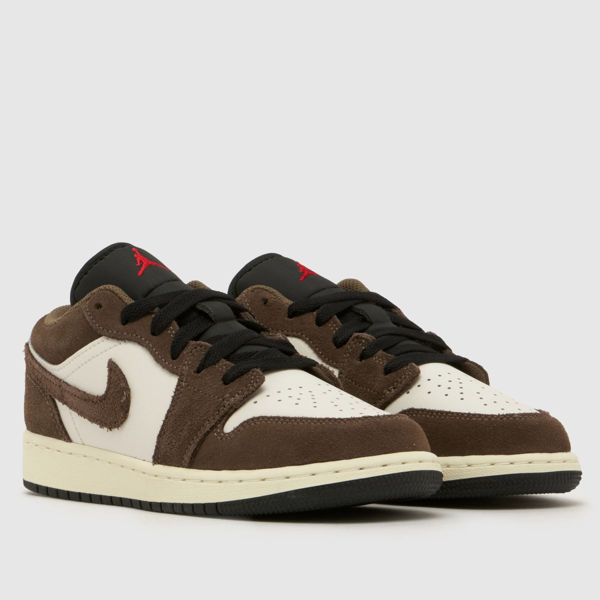Kids Youth Beige & Brown Nike Jordan Air 1 Low Trainers | schuh | Schuh