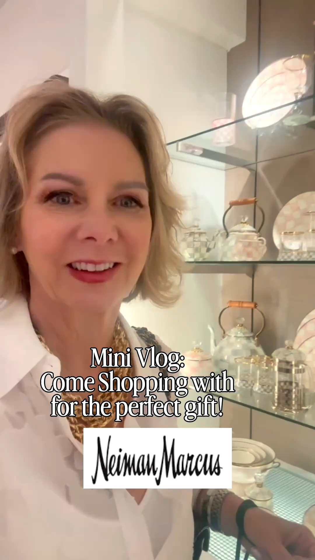 Mini Vlog: Find the perfect gift with me at Neiman Marcus! 

There’s something so special about walking through a store, spotting something beautiful and immediately thinking, “This is SO her.”

Today’s find was at Neiman Marcus, a little Mackenzie-Childs, a little whimsy, and hopefully a lot of joy for the special lady receiving it! 

Had to look at the Valentino shoes while I was there too. I have a very narrow foot and they are one of the few brands that fit me! 

Ended the day with a delicious meal at our favorite restaurant @zincbistro. 

Giving gifts is definitely my love language, anyone else?

#LTKdayinmylife #LTKOver40 #LTKstorytime