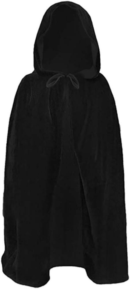 Kids Halloween Christmas Costumes Cape Velvet Hooded Cosplay Party Cloak Devil Witch Wizard Robe | Amazon (US)