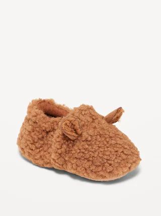 Unisex Critter Sherpa Slippers for Baby | Old Navy (CA)