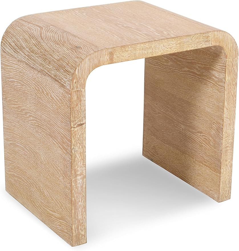 Meridian Furniture Cresthill Collection Mid-Century Modern End Table with Wood, Natural Finish an... | Amazon (US)