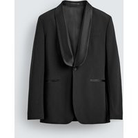 Zara - Shawl Lapel Tuxedo Blazer - Black - 40 (Us 40) - Man | Zara US