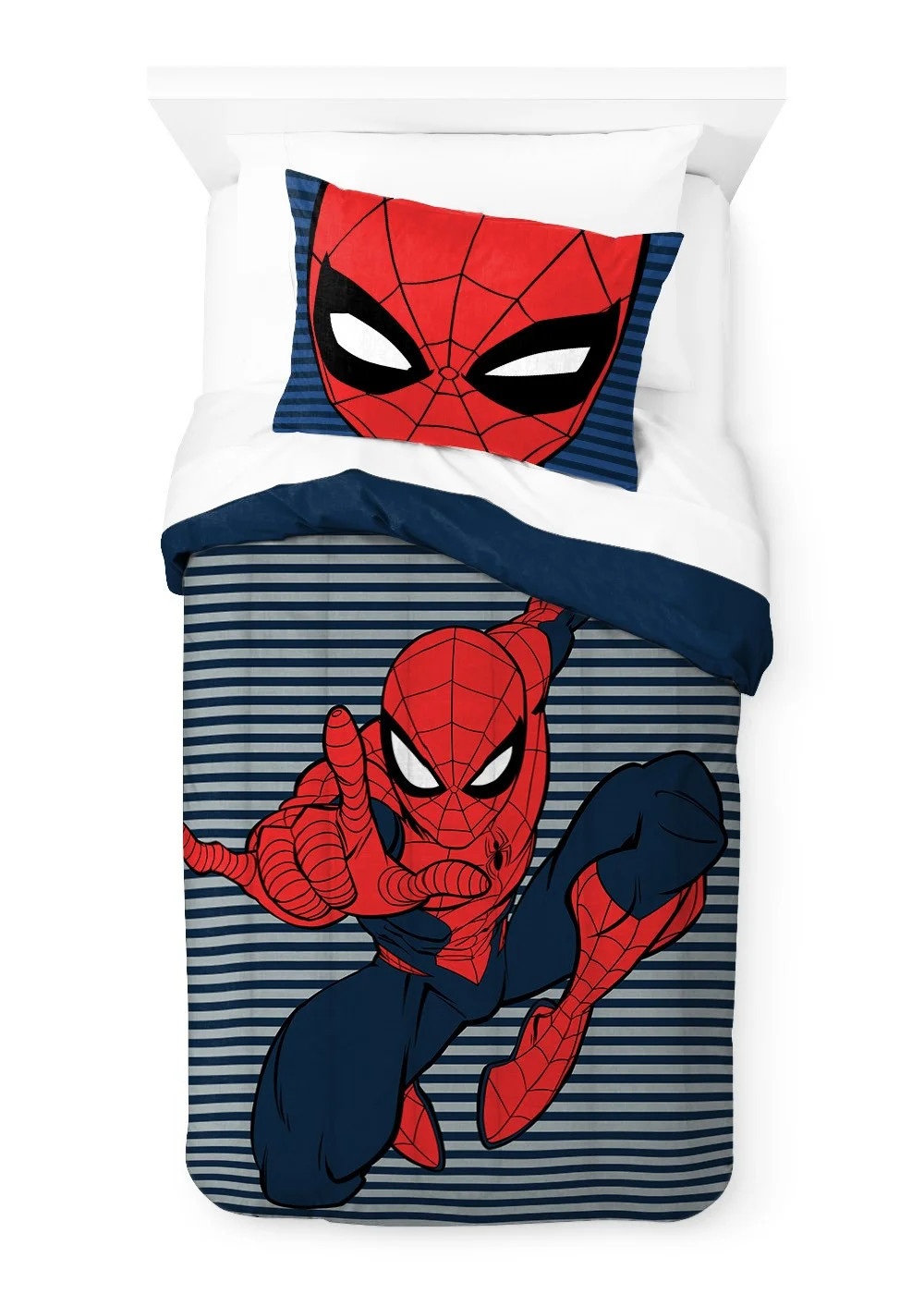 Spider-Man Kids 2-Piece Twin/Full Comforter Set, Reversible, Mircofiber | Walmart (US)
