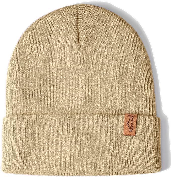 Rajputana 1 & 2 Packs Unisex Knit Winter Beanie Hats Cap Set for Men and Women | Amazon (US)