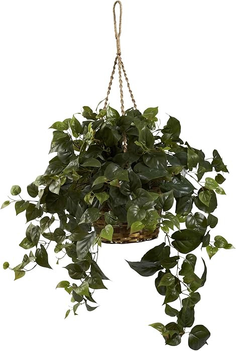 Nearly Natural Philo Hanging Basket | Amazon (US)