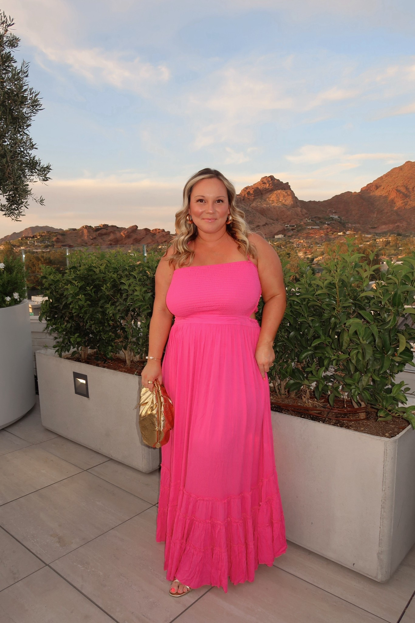 Amazon midsize dress size LARGE 
It is backless so I’m wearing sticky Cakes 
Heels size up half size 

Summer style, resort wear, date night outfit, vacation outfit, travel style, Amazon outfit, Amazon finds, maxi dress, petite style,  summer dress

#LTKMidsize #LTKPetite #LTKTravel