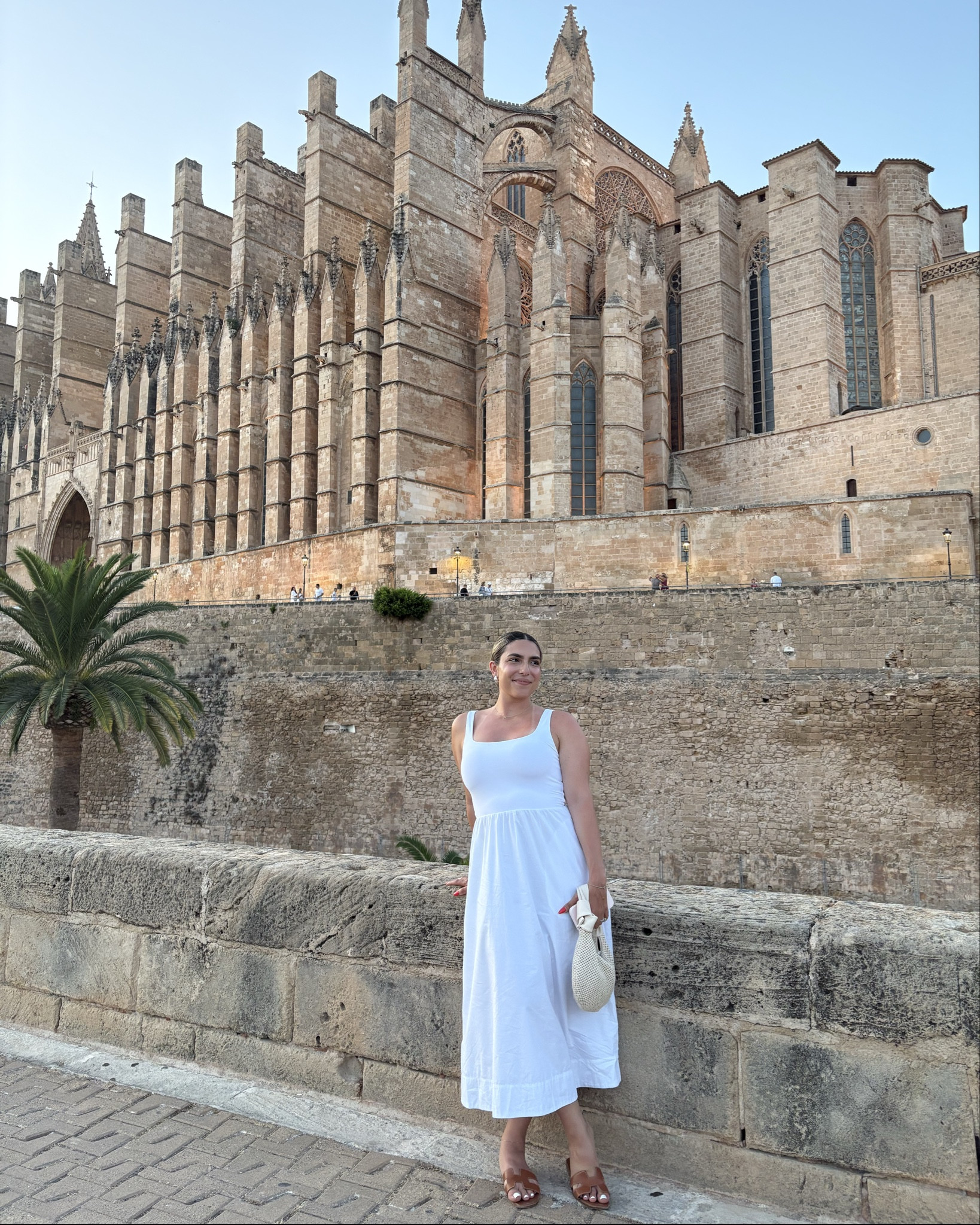All white for our last night in Palma + our anniversary dinner 🤍

#LTKsummer #LTKdatenight #LTKdresses