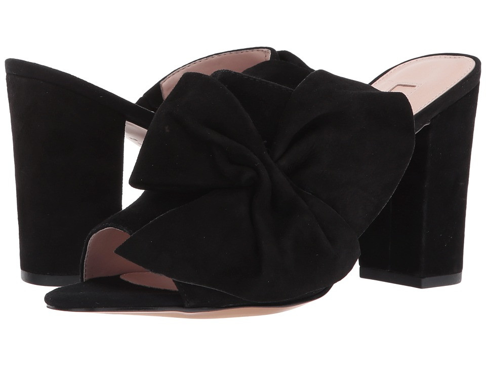Avec Les Filles - Marie (Black Kid Suede) Women's Shoes | Zappos