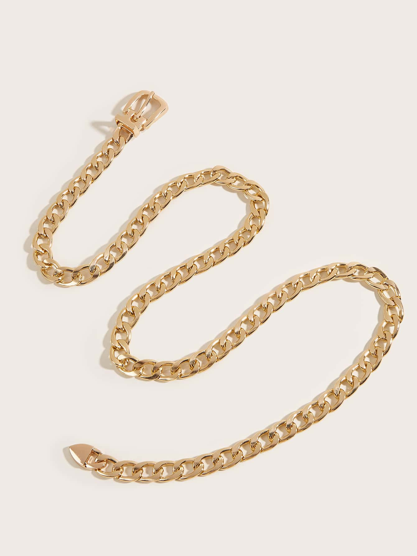 Square Buckle Chain Belt | SHEIN