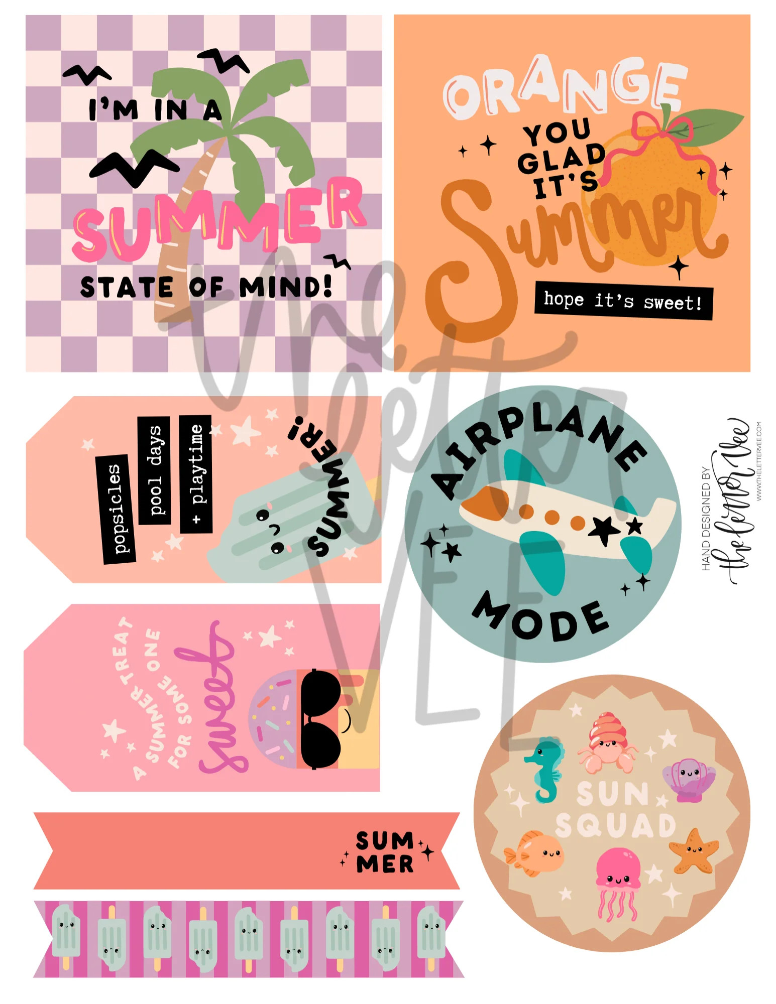 Summer Flag + Tags Vol. 5 | Flags and tags | The Letter Vee