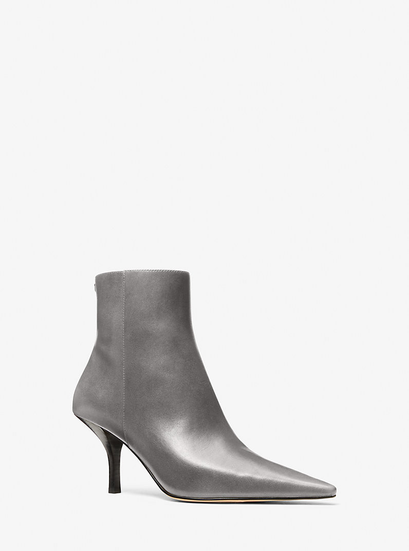 Selina Burnished Leather Ankle Boot | Michael Kors US