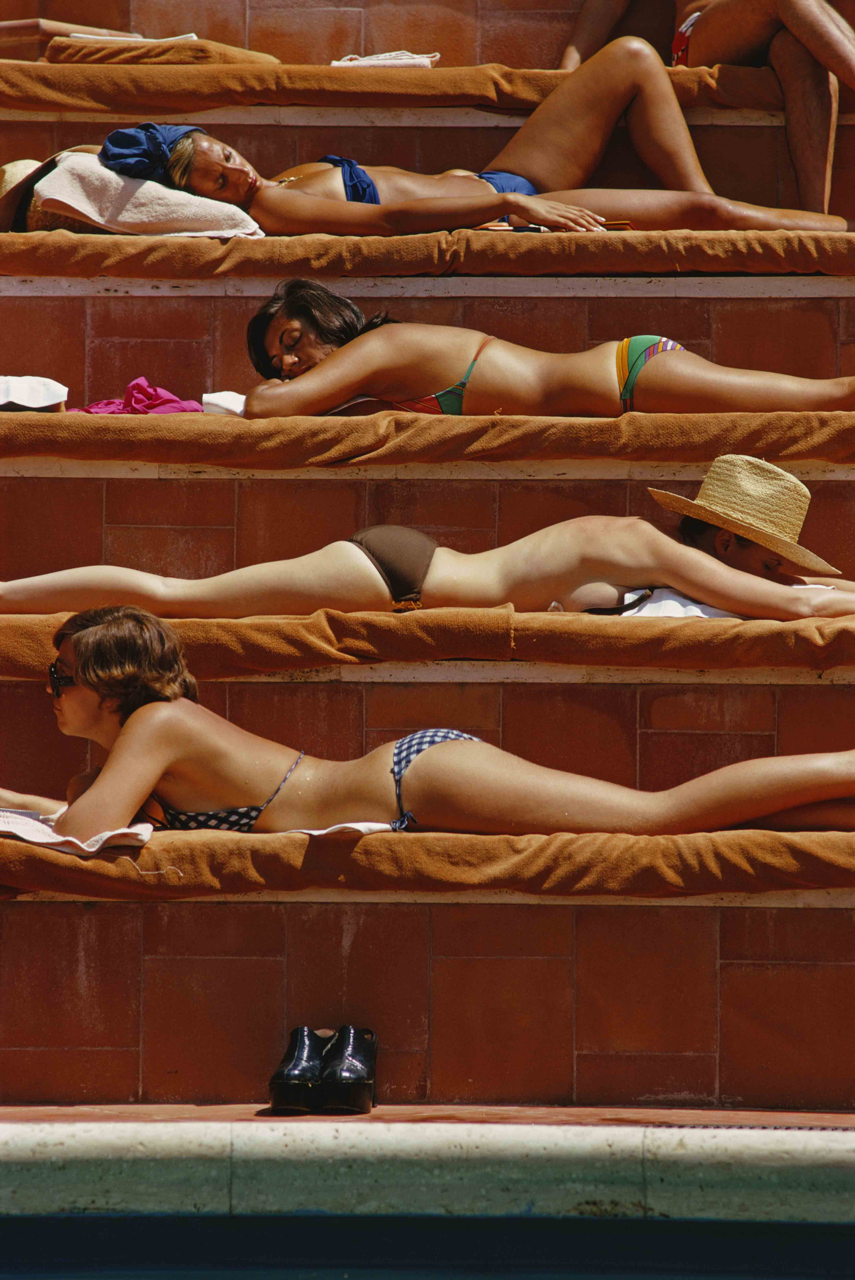Slim Aarons "Sunbathing in Capri" Photograph | Jonathan Adler | Jonathan Adler US