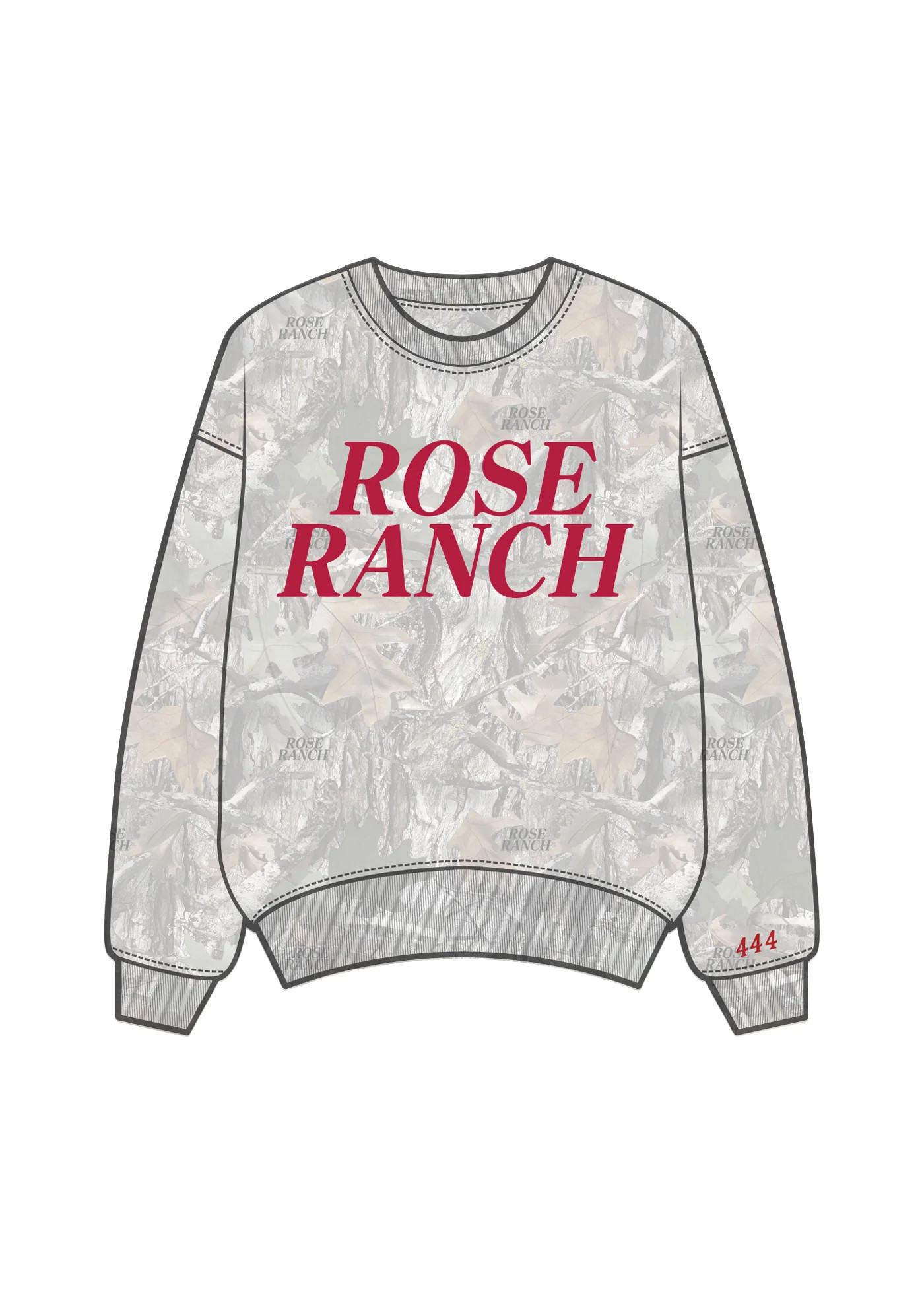 Rose Ranch Camo Crewneck | Rustler Hat Co.