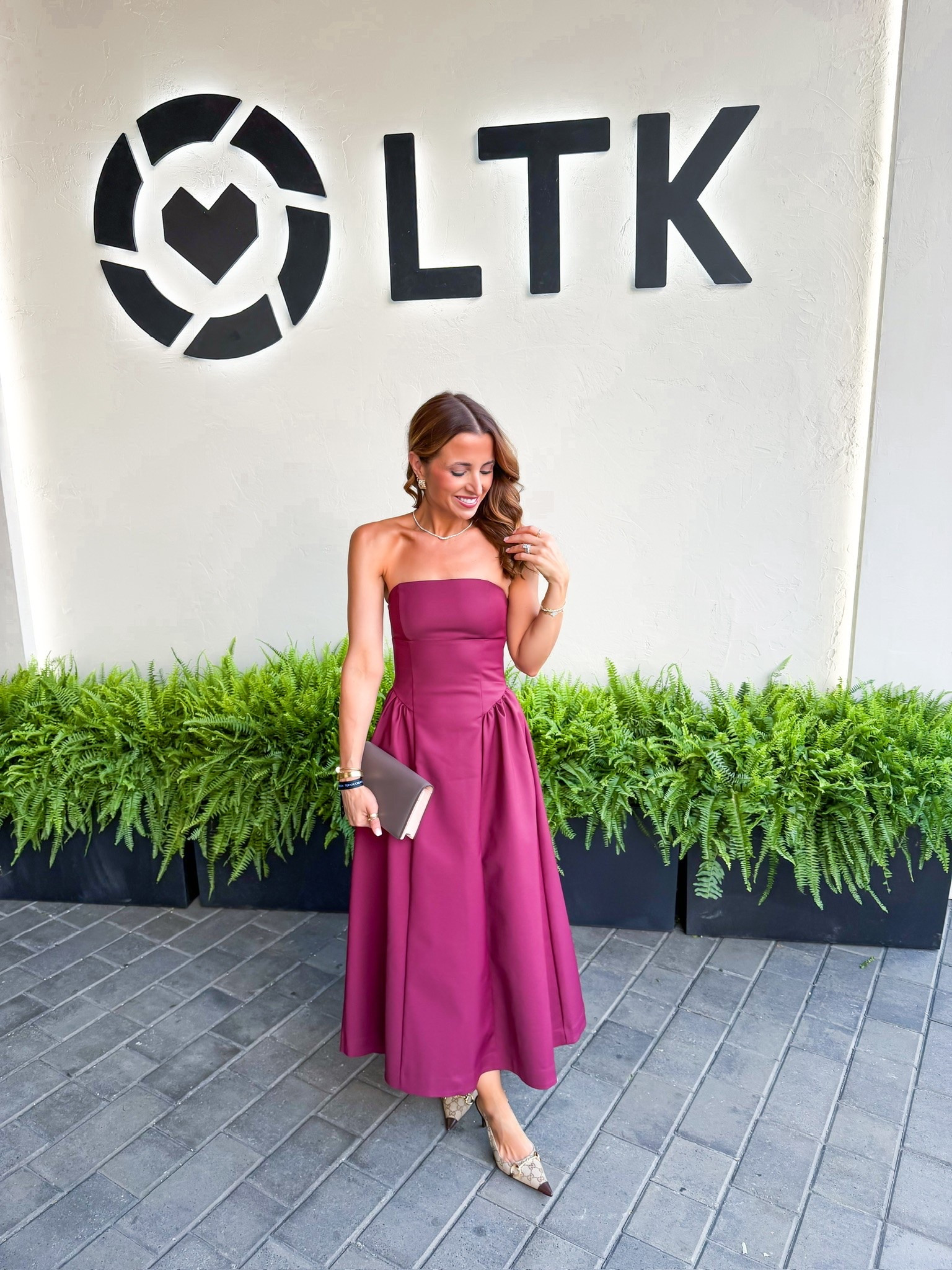 My party outfit tonight! Cocktail dress. Wedding guest dress. Fall wedding guest. Semi formal dress. Fall dress. Fall outfit. Gucci slingbacks are TTS. Gucci chain wallet.

#LTKWedding #LTKPetite #LTKgrwm